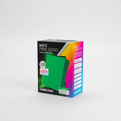UNIT Gamegenic Matte Prime Sleeves Green 66x91 100 ct Gaming Accessory 3