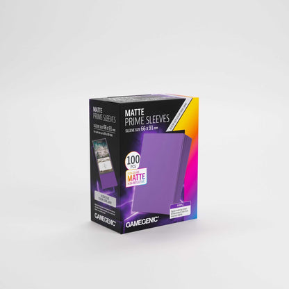 UNIT Gamegenic Matte Prime Sleeves Purple 66x91 100 ct Gaming Accessory 5