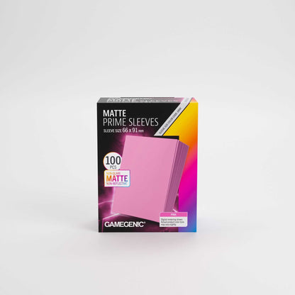 UNIT Gamegenic Matte Prime Sleeves Pink 66x91 100 ct Gaming Accessory 3