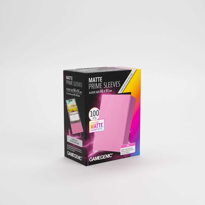 UNIT Gamegenic Matte Prime Sleeves Pink 66x91 100 ct Gaming Accessory 5