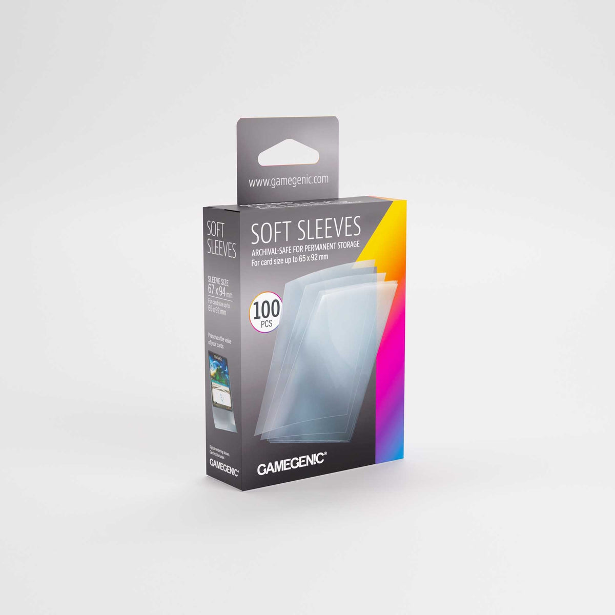 UNIT Gamegenic Soft Sleeves 67x94 100 ct Gaming Accessory 3