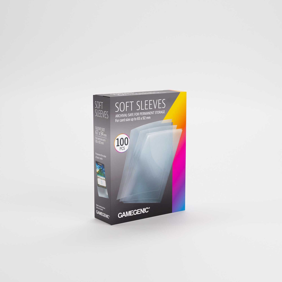 UNIT Gamegenic Soft Sleeves 67x94 100 ct Gaming Accessory 5