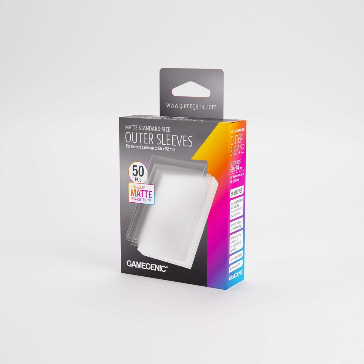 Gamegenic Matte Outer Sleeves Standard Size 69x94 (50 ct.) 2