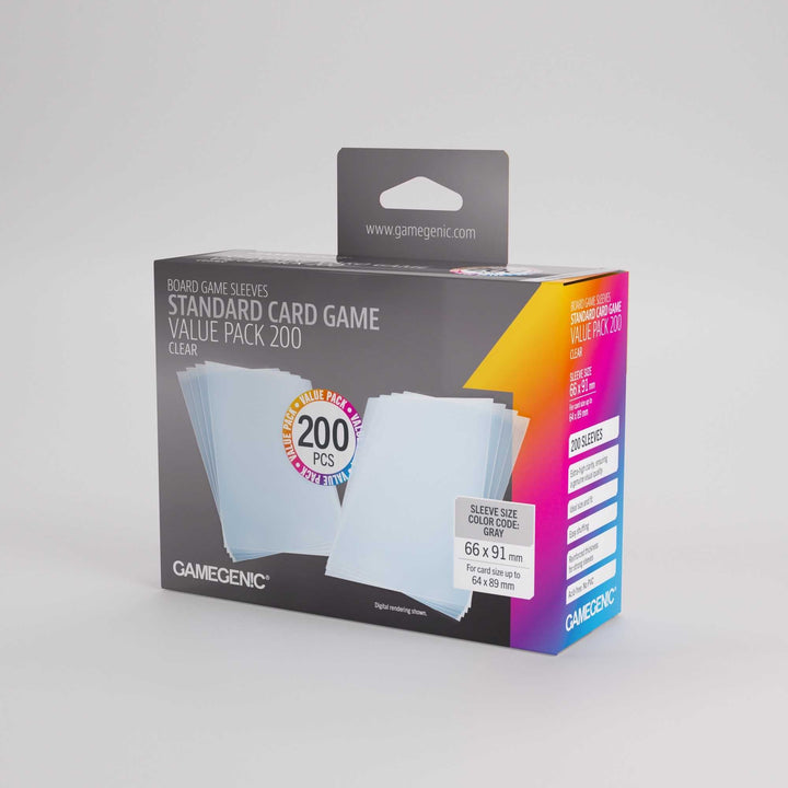 UNIT Gamegenic Prime Sleeves Standard Card Game Size Value Pack 200 ct Gaming Accessory 2