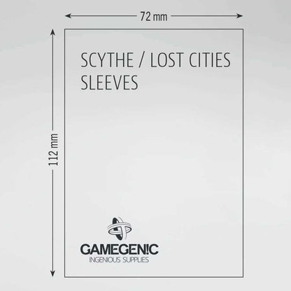 Gamegenic Board Game Sleeves Scythe Clear 57 x 87 mm Board Game Accessory