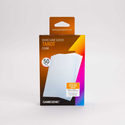 UNIT Gamegenic Board Game Sleeves Tarot Size Clear 50 ct Gaming Accessory 1