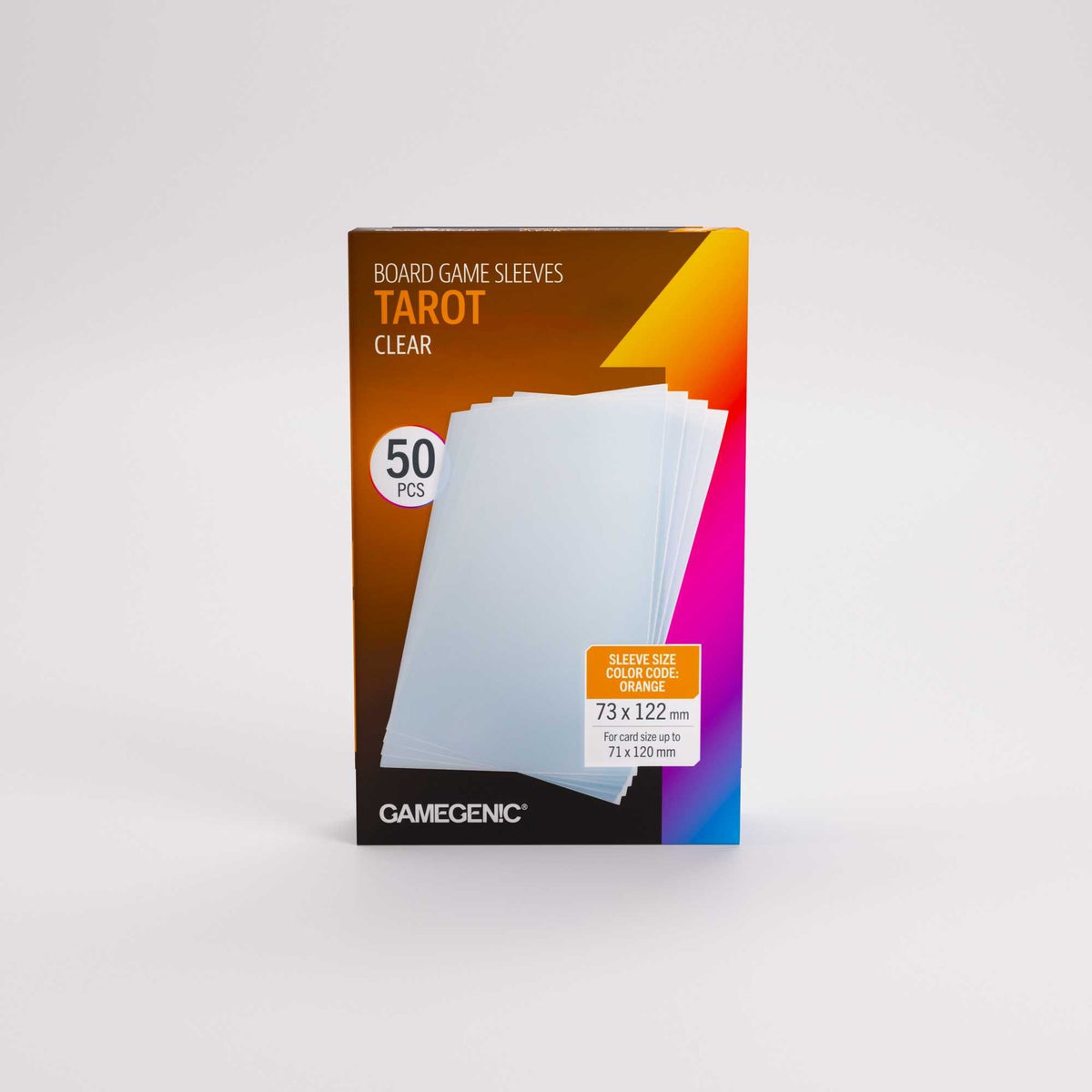 UNIT Gamegenic Board Game Sleeves Tarot Size Clear 50 ct Gaming Accessory 5
