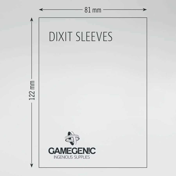 Gamegenic Board Game Sleeves Dixit Clear 84 x 127 mm Board Game Accessory