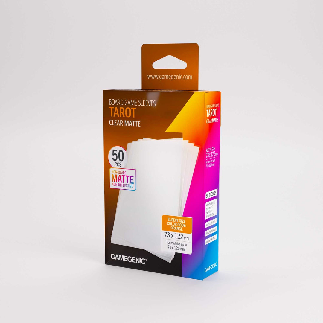 UNIT Gamegenic Board Game Sleeves Tarot Clear Matte 50 ct Gaming Accessory 2