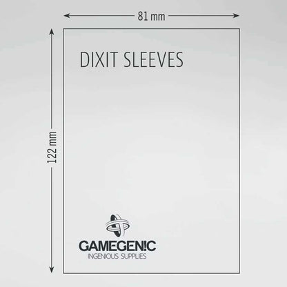 Gamegenic Board Game Sleeves Dixit Clear Matte 84 x 127 mm Board Game Accessory