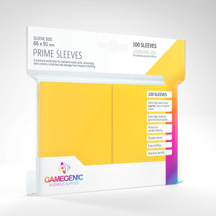 Prime Sleeves - Yellow (100) 1