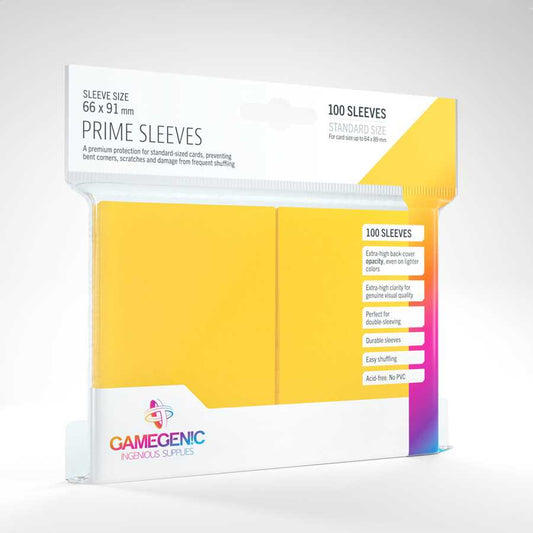 Prime Sleeves - Yellow (100) 1