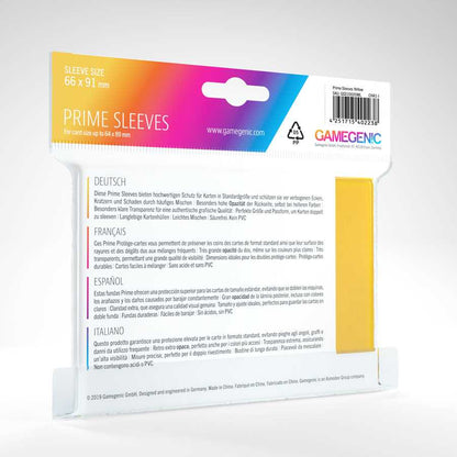 Prime Sleeves - Yellow (100) 2