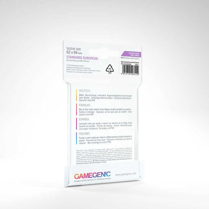 Matte Standard European Sized Sleeves 62 X 94 Mm 50 Card Sleeve 2