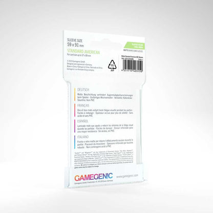 MATTE Standard American- Sized Boardgame Sleeves: 59 x 91 mm (50) 2