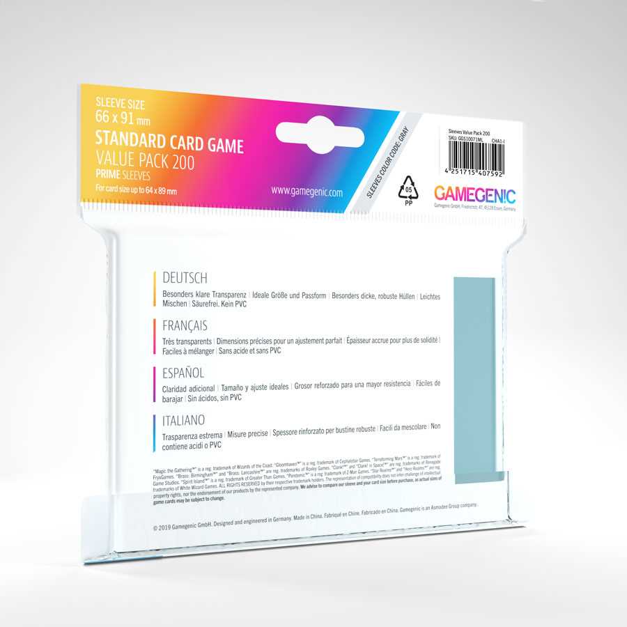 Value Pack Standard Sleeves (200)