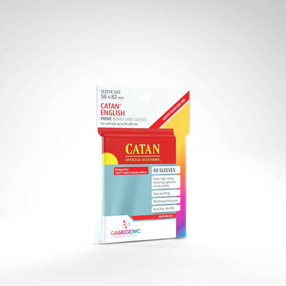 Prime CATAN Sized Sleeves 56 X 82 Mm 50 Card Sleeve by Gamegenic 1