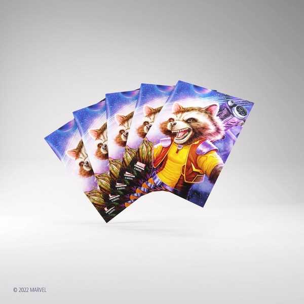 Marvel Champions Fine Art Sleeves – Rocket Raccoon