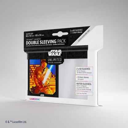 Star Wars Unlimited Double Sleeving Pack Luke Skywalker Card Sleeve 1