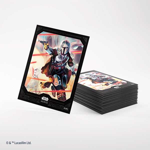 Star Wars Unlimited Art Sleeves Mandalorian Card Sleeve by Gamegenic 3