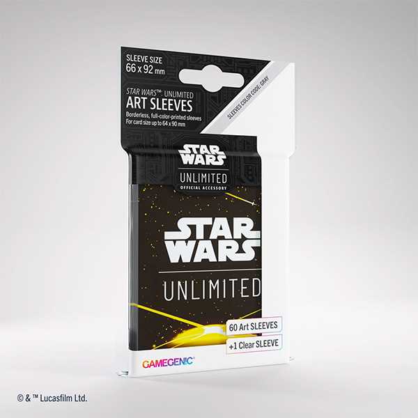 Gamegenic Star Wars: Unlimited Art Sleeves - Space Yellow 1