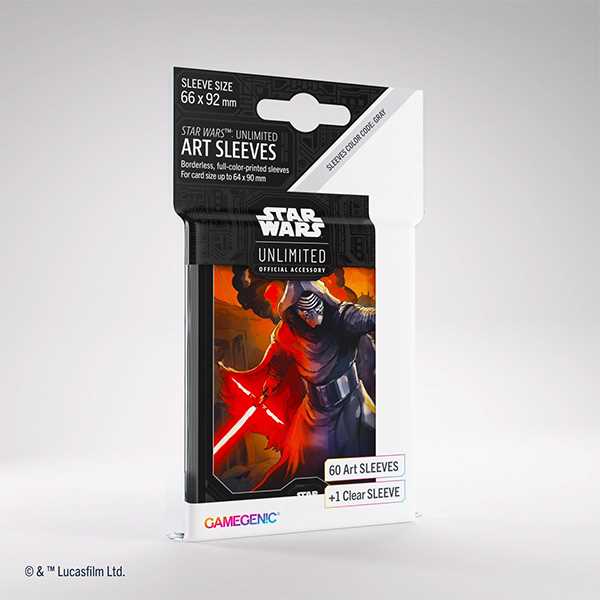 Gamegenic Star Wars Unlimited Art Sleeves Kylo Ren Gaming Accessory 1