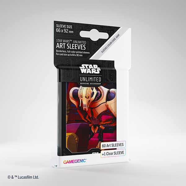 Gamegenic Star Wars Unlimited Premium Art Sleeves General Grievous Card Game Accessory