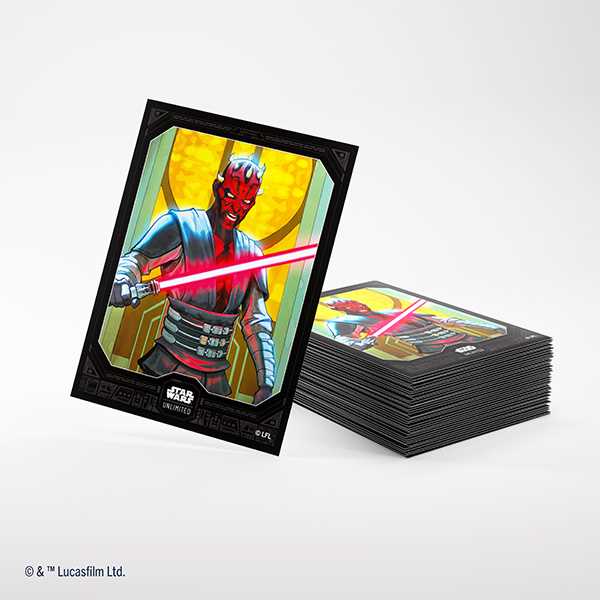 Gamegenic Star Wars Unlimited Art Sleeves Darth Maul Gaming Accessory 2
