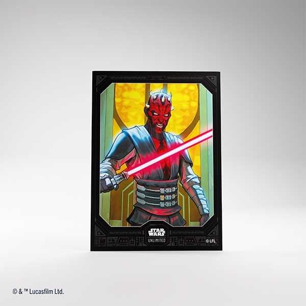 Gamegenic Star Wars Unlimited Art Sleeves Darth Maul Gaming Accessory 3