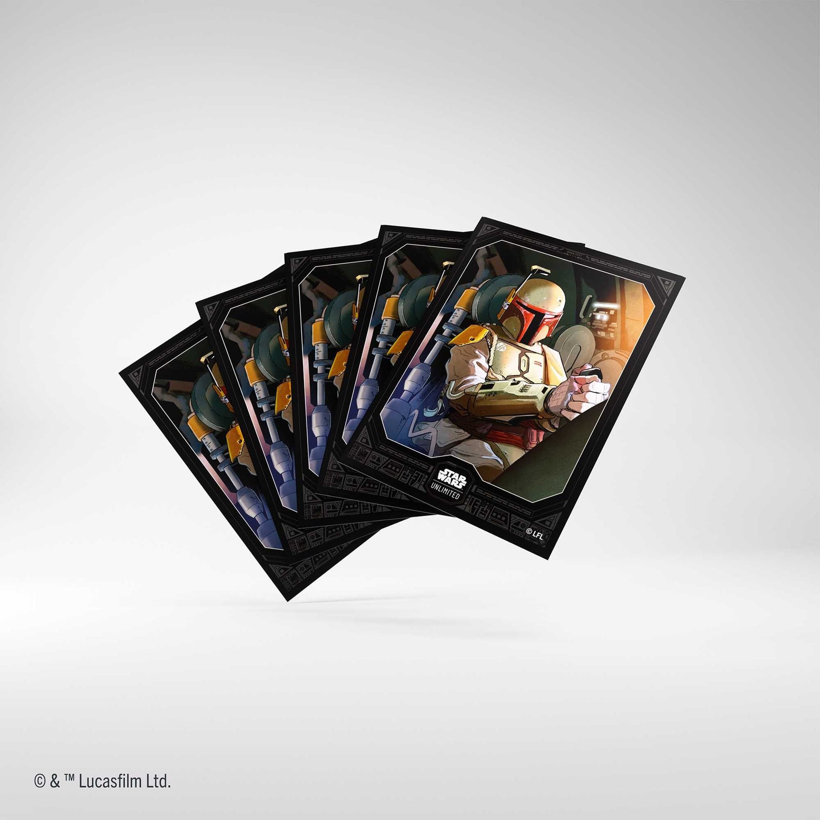 Gamegenic Star Wars Unlimited Art Sleeves Boba Fett Gaming Accessory 1