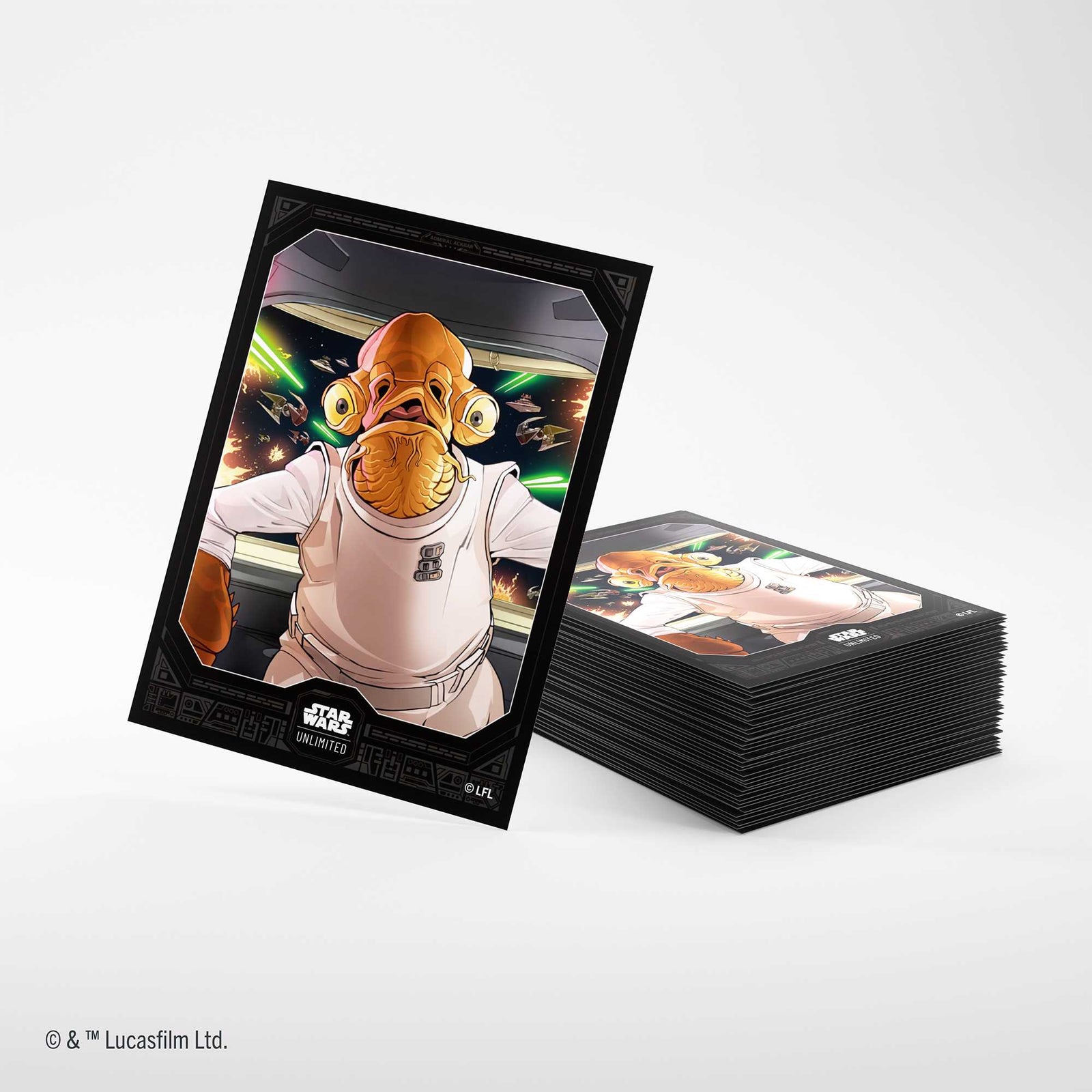 Gamegenic Star Wars Unlimited Art Sleeves Admiral Ackbar Gaming Accessory 2