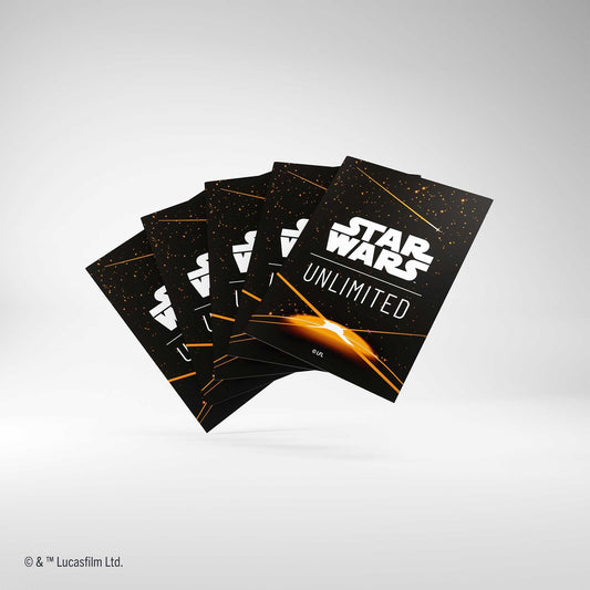 Gamegenic Star Wars Unlimited Art Sleeves Card Back Orange Gaming Accessory 1