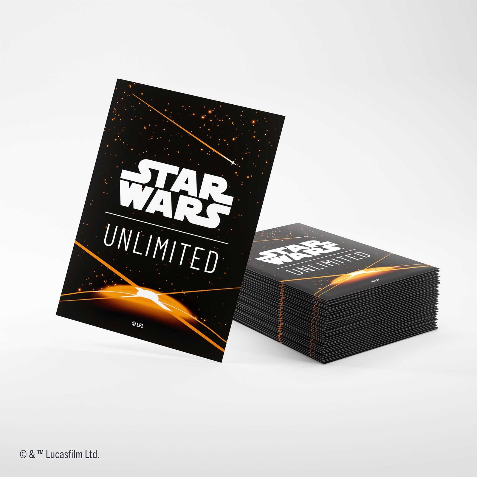 Gamegenic Star Wars Unlimited Art Sleeves Card Back Orange Gaming Accessory 2
