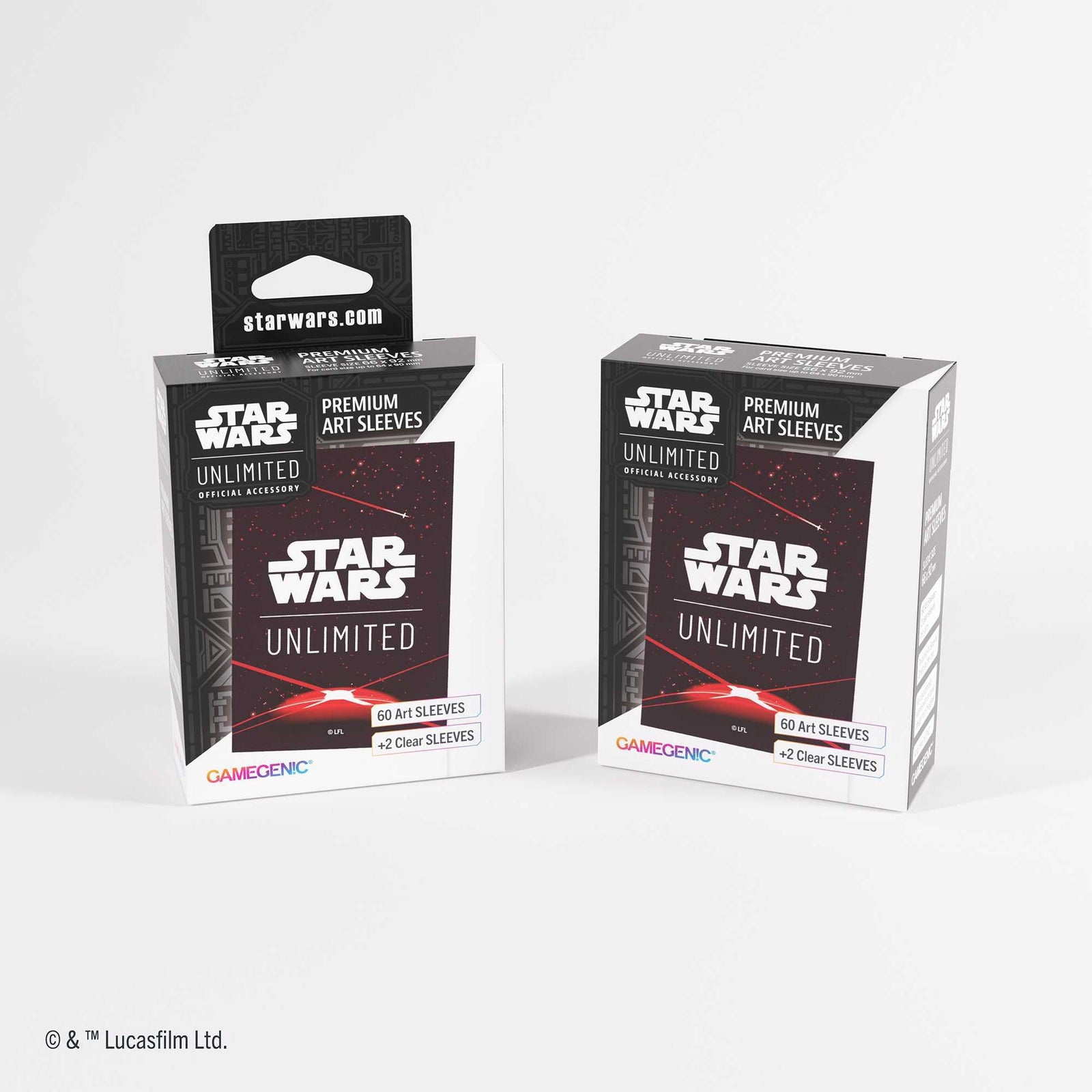 Gamegenic Star Wars: Unlimited Premium Art Sleeves - Card Back Red 1