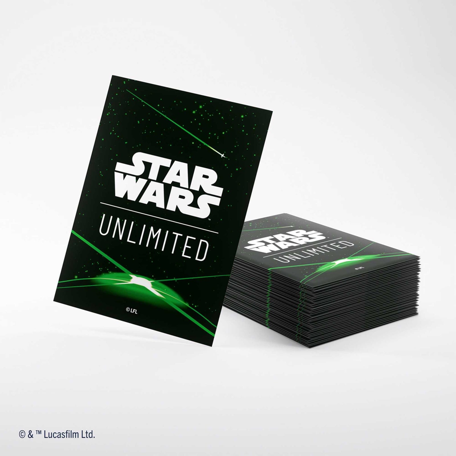 Gamegenic Star Wars: Unlimited Premium Art Sleeves - Card Back Green 2