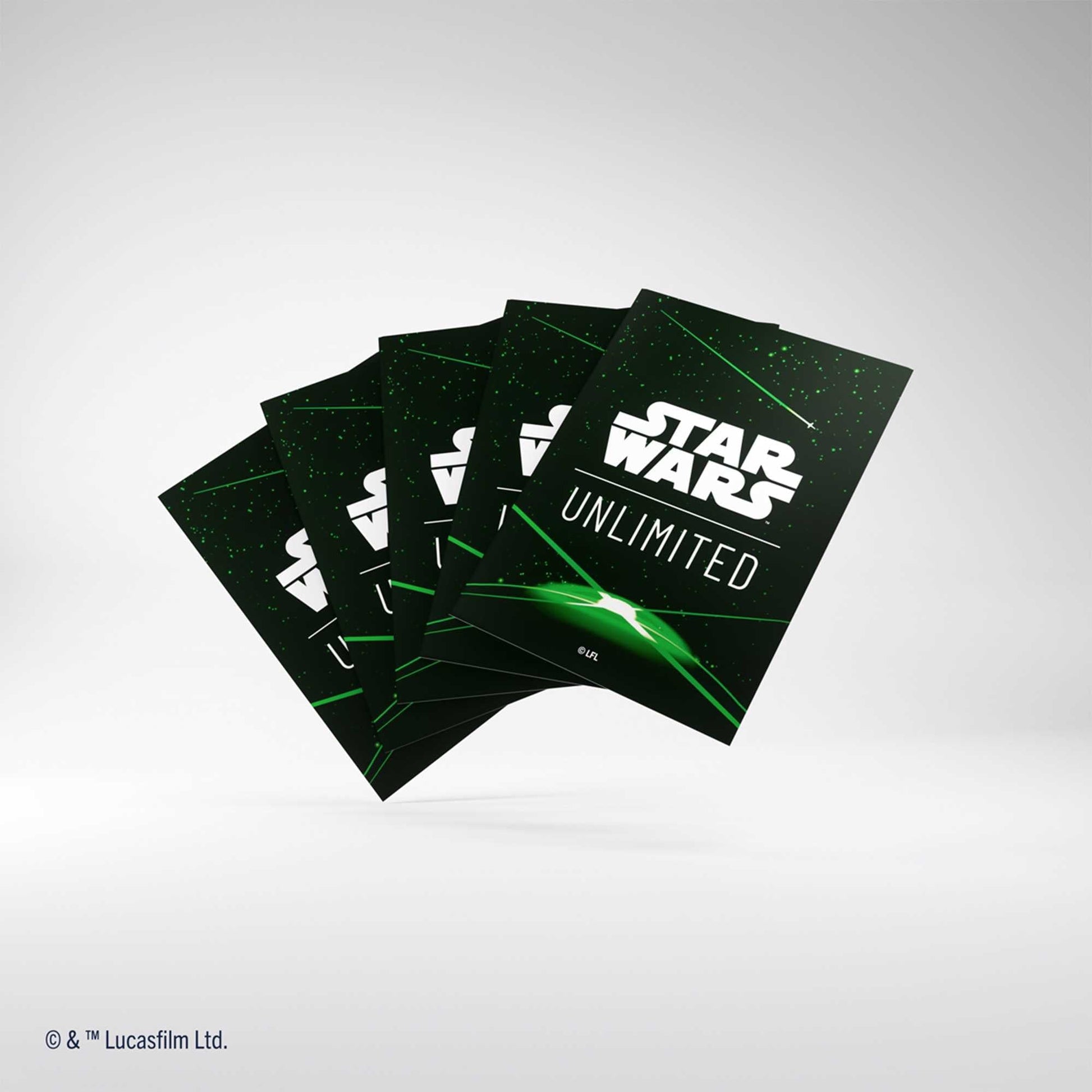 Gamegenic Star Wars: Unlimited Premium Art Sleeves - Card Back Green 3