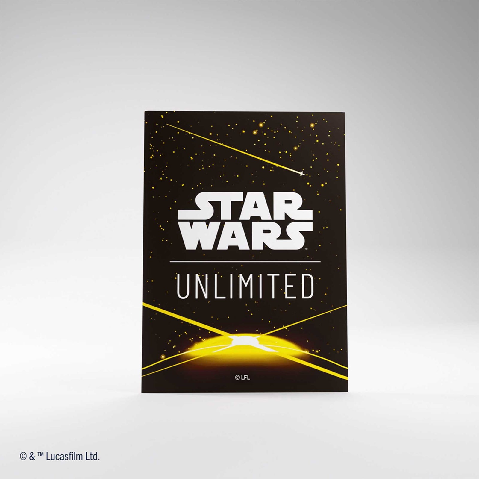 Gamegenic Star Wars: Unlimited Premium Art Sleeves - Card Back Yellow 1