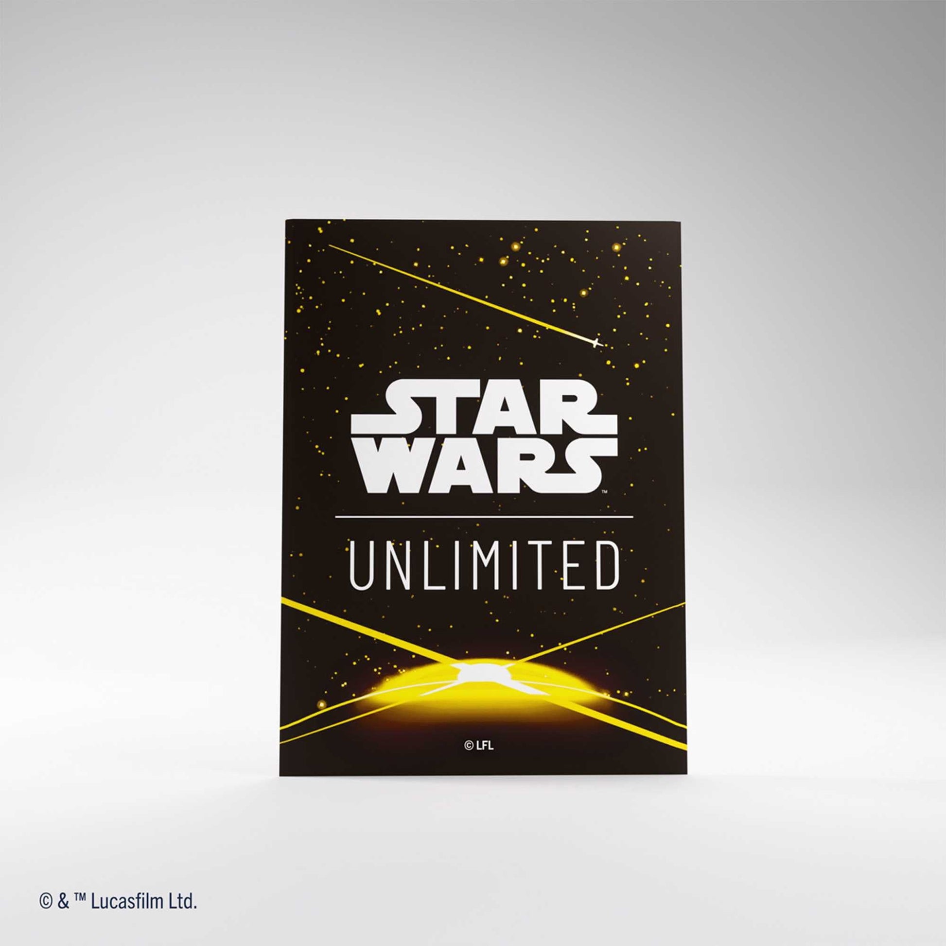 Gamegenic Star Wars: Unlimited Premium Art Sleeves - Card Back Yellow 1