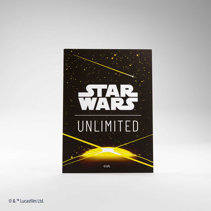 Gamegenic Star Wars: Unlimited Premium Art Sleeves - Card Back Yellow 1