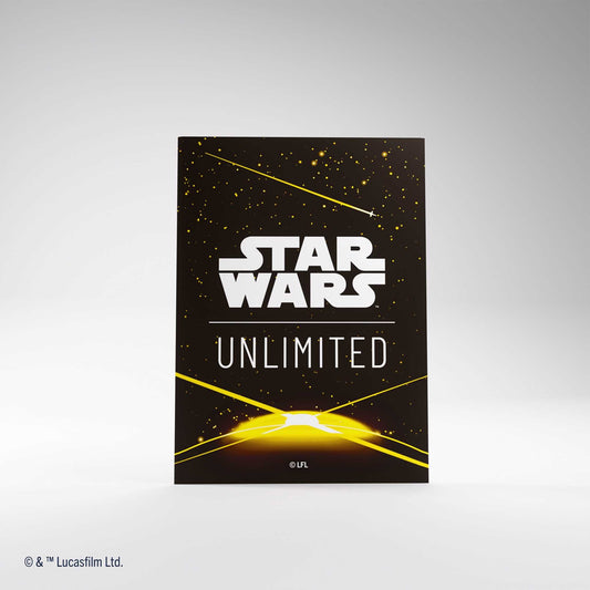 Gamegenic Star Wars: Unlimited Premium Art Sleeves - Card Back Yellow 1