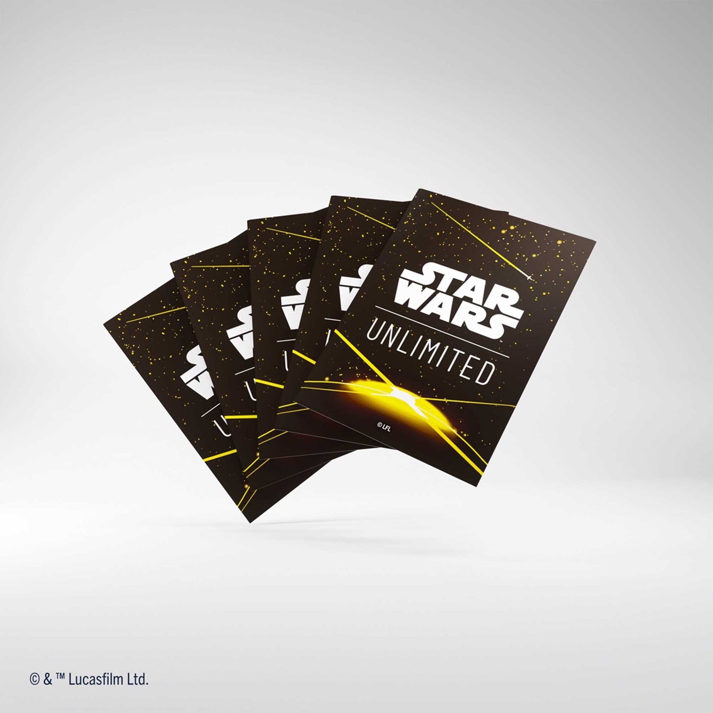 Gamegenic Star Wars: Unlimited Premium Art Sleeves - Card Back Yellow 3