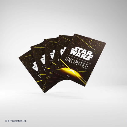 Gamegenic Star Wars: Unlimited Premium Art Sleeves - Card Back Yellow 3