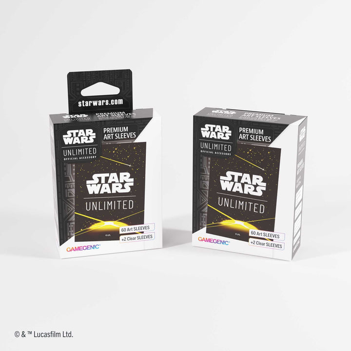Gamegenic Star Wars: Unlimited Premium Art Sleeves - Card Back Yellow 4