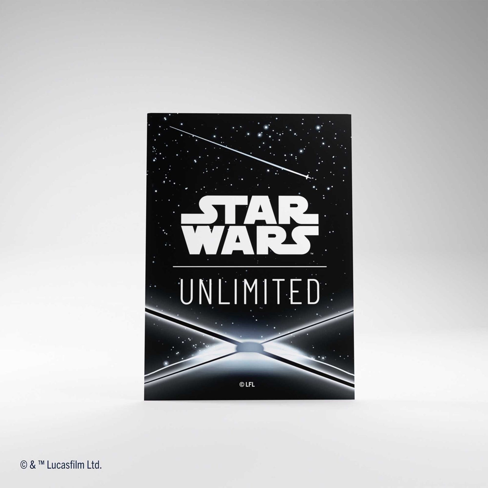Gamegenic Star Wars: Unlimited Premium Art Sleeves - Card Back Black 1