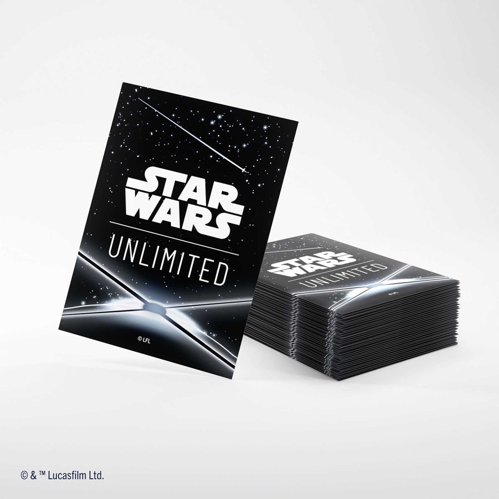Gamegenic Star Wars: Unlimited Premium Art Sleeves - Card Back Black 2