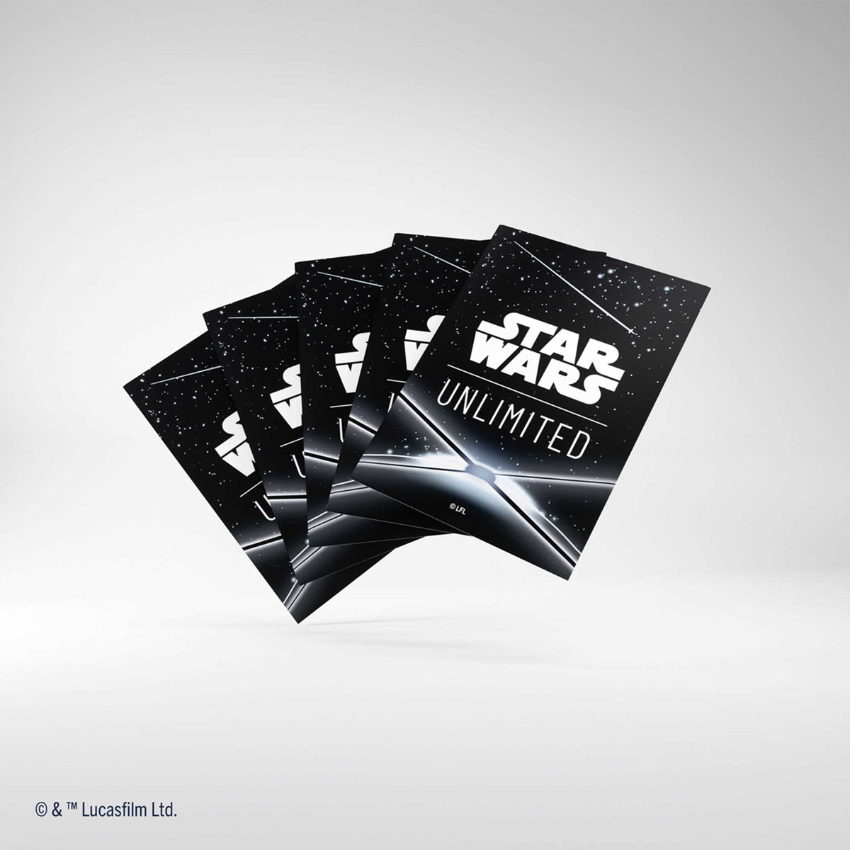 Gamegenic Star Wars: Unlimited Premium Art Sleeves - Card Back Black 3