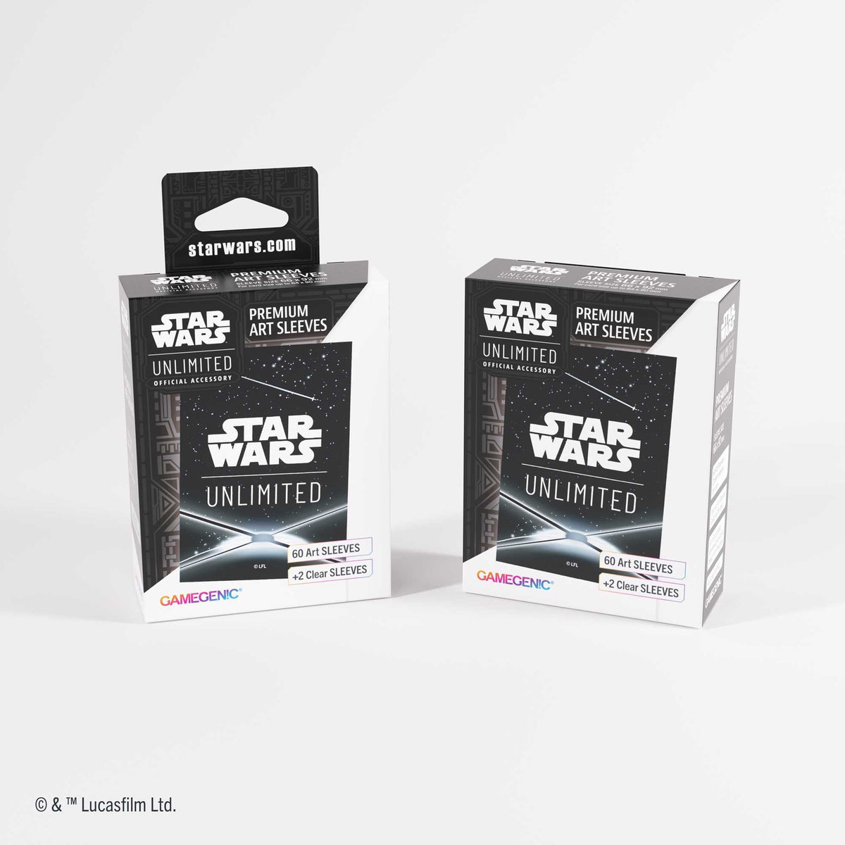 Gamegenic Star Wars: Unlimited Premium Art Sleeves - Card Back Black 4