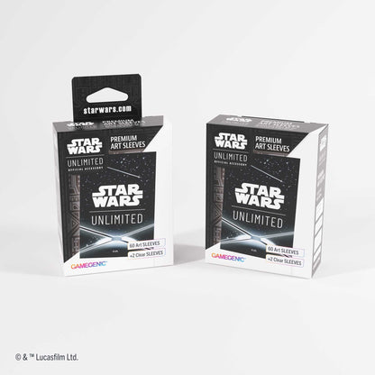 Gamegenic Star Wars: Unlimited Premium Art Sleeves - Card Back Black 4