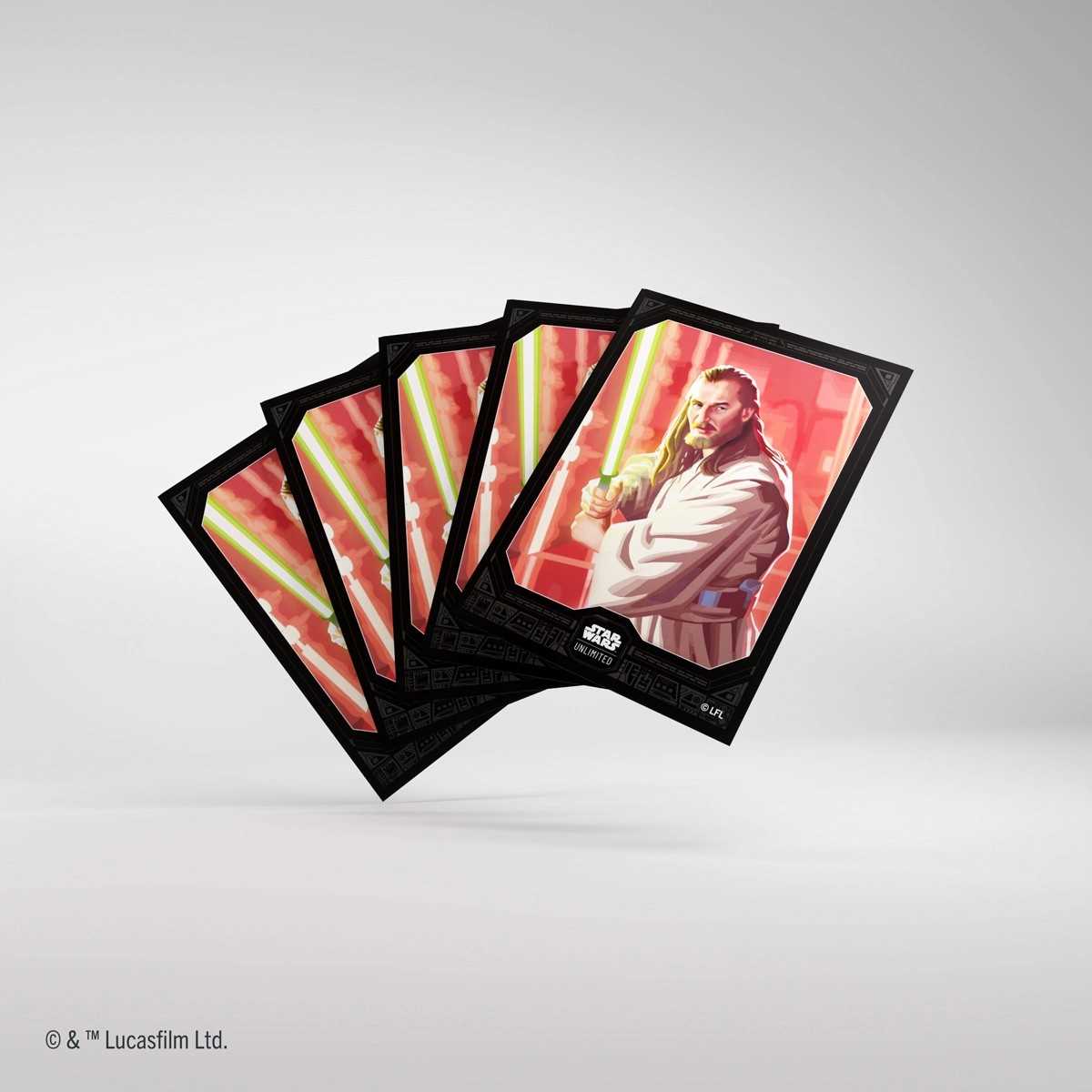 Gamegenic Star Wars Unlimited Premium Art Sleeves Set 5 Qui Gon Jinn Gaming Accessory 2