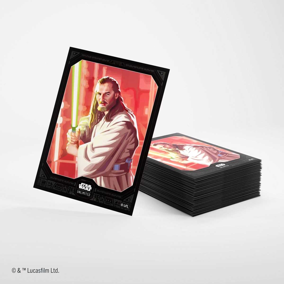 Gamegenic Star Wars Unlimited Premium Art Sleeves Set 5 Qui Gon Jinn Gaming Accessory 3